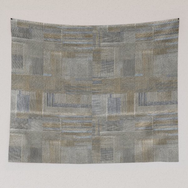 Item preview, Metallic Geometric Woven Textile Pattern designed and sold by frumixart.