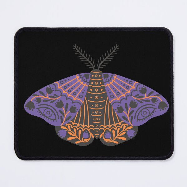 Item preview, Mystic purple folk moth designed and sold by FloreizaArt.