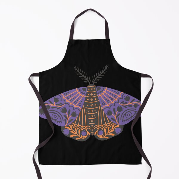 Item preview, Mystic purple folk moth designed and sold by FloreizaArt.