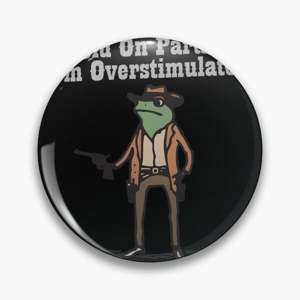 Item preview, Hold On Partner Overstimulated Meme Graphic designed and sold by MiniStars9897.