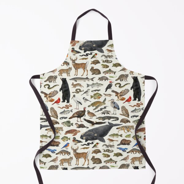 Item preview, Animals of Georgia State Retro Style Identification Chart designed and sold by kakarikihill.