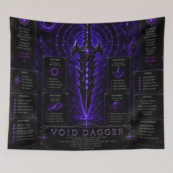 Item preview, Void Dagger (Series 9) - Cyberpunk Interstellar Tactical Cybernetic Weapon Mech Art designed and sold by RiteshCenter.