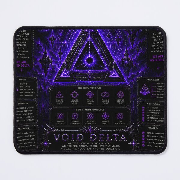 Item preview, Void Delta (Series 9) - Cyberpunk Interstellar Tactical Geometry Framework Mech Art designed and sold by RiteshCenter.