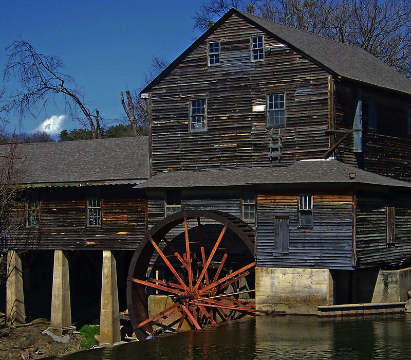 "Old Grist Mill" by lynell | Redbubble