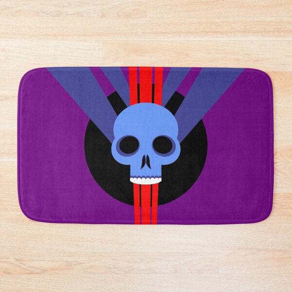 Item preview, SKULL SKELETON HEAD WITH RED AND BLUE LINES designed and sold by CuPensky.