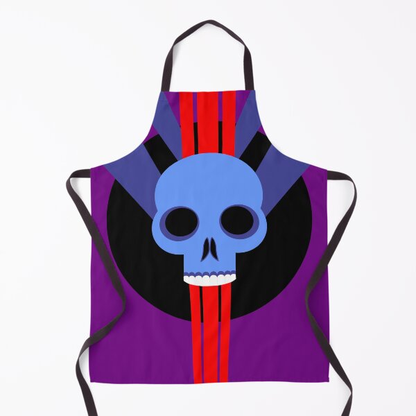 Item preview, SKULL SKELETON HEAD WITH RED AND BLUE LINES designed and sold by CuPensky.