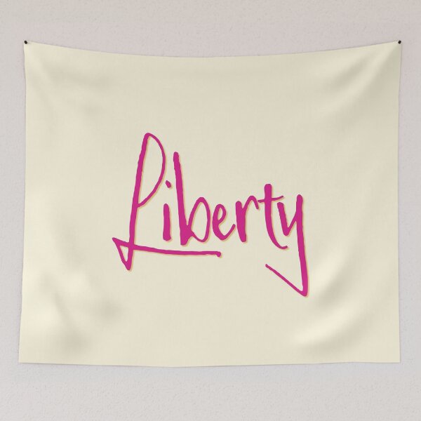 Item preview, LIBERTY personalized type design designed and sold by CharlottePlaceArt.