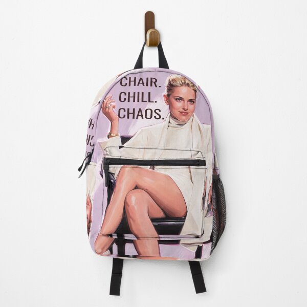 Item preview, Chair Chill Chaos - Iconic Sharon Stone Femme Fatale Aesthetic Art designed and sold by Vicky021.