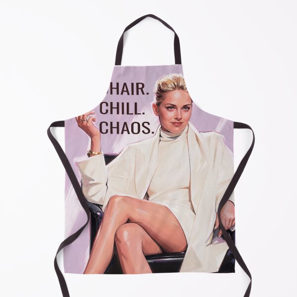 Item preview, Chair Chill Chaos - Iconic Sharon Stone Femme Fatale Aesthetic Art designed and sold by Vicky021.