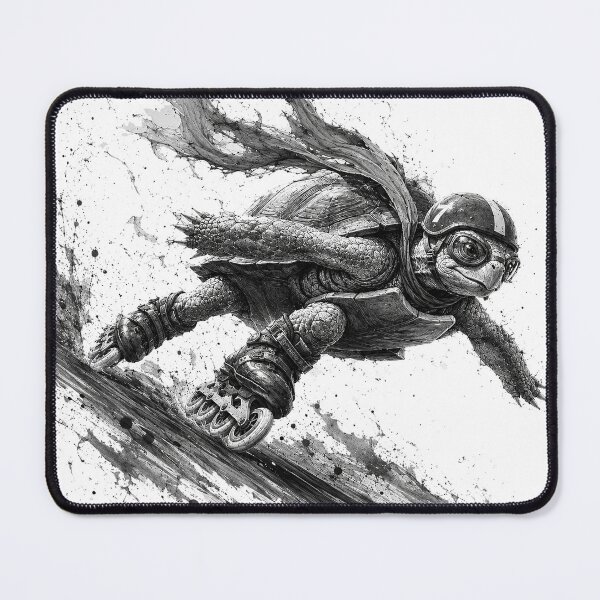 Item preview, Armored Turtle Racing Through Ink designed and sold by Sci-fi-2901.