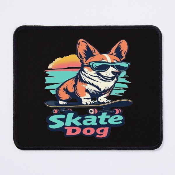 Item preview,  A Cool Corgi Skate Dog designed and sold by BlackSheeper.