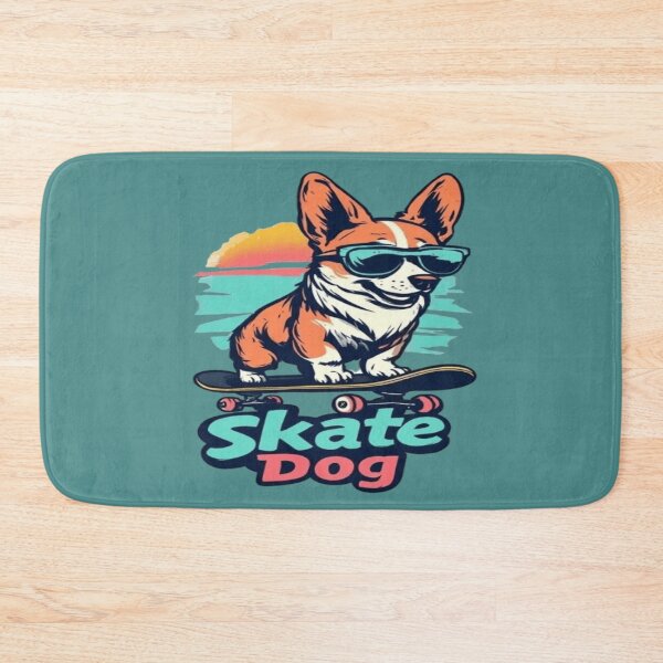 Item preview,  A Cool Corgi Skate Dog designed and sold by BlackSheeper.