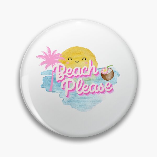 Item preview, beach please cutie beach pink girly kawaii graphic designed and sold by pasteldreams26.