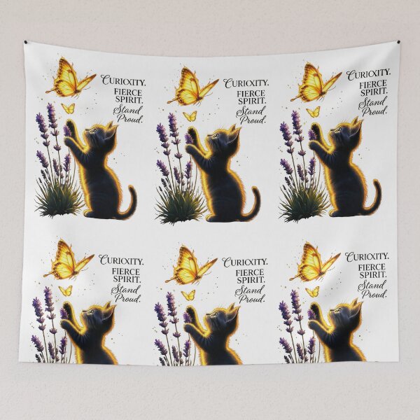 Item preview, Curiosity Kitten Fierce Spirit designed and sold by Sovereign Supply Co..