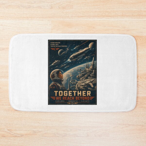 Item preview, Together We Reach Beyond – Vintage Sci-Fi Fleet designed and sold by Fleetwood1994.