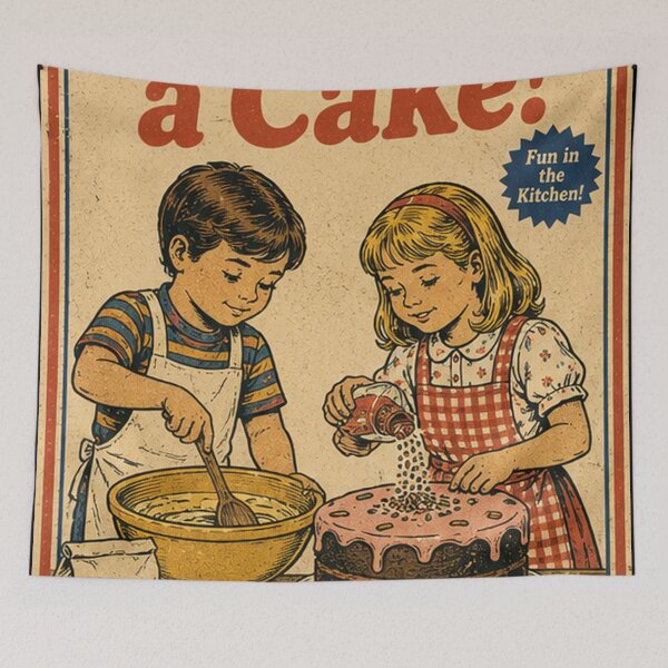 Item preview, lets bake a cake designed and sold by deanrandym.