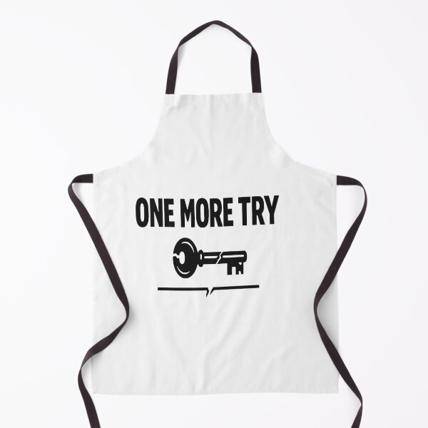 Item preview, One More Try | Minimal Motivational Key Design designed and sold by Lovestickerco.