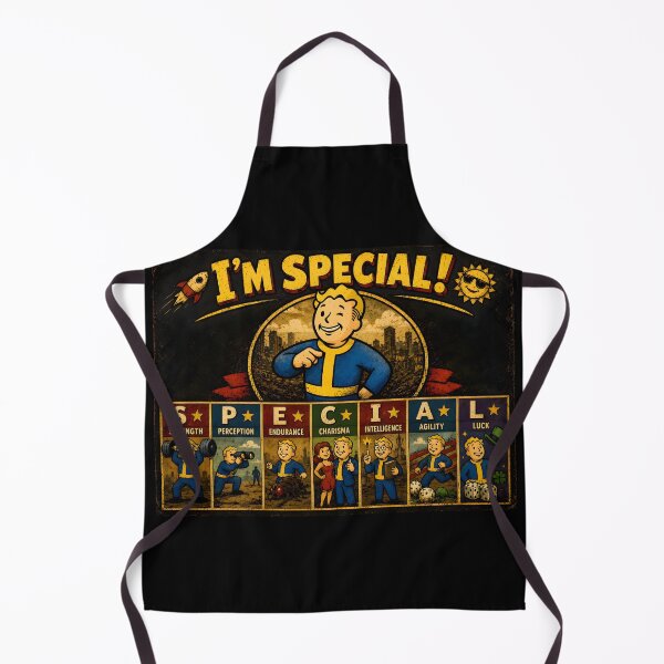 Item preview, I'm Special | Fallout S.P.E.C.I.A.L Stats Retro RPG Gamer T-Shirt and Printed Merchandise designed and sold by RockyLambda.