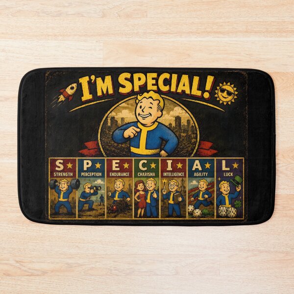 Item preview, I'm Special | Fallout S.P.E.C.I.A.L Stats Retro RPG Gamer T-Shirt and Printed Merchandise designed and sold by RockyLambda.