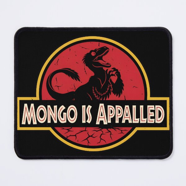 Item preview, Appalled Reaction Dinosaur Emblem Graphic designed and sold by Noheqa.