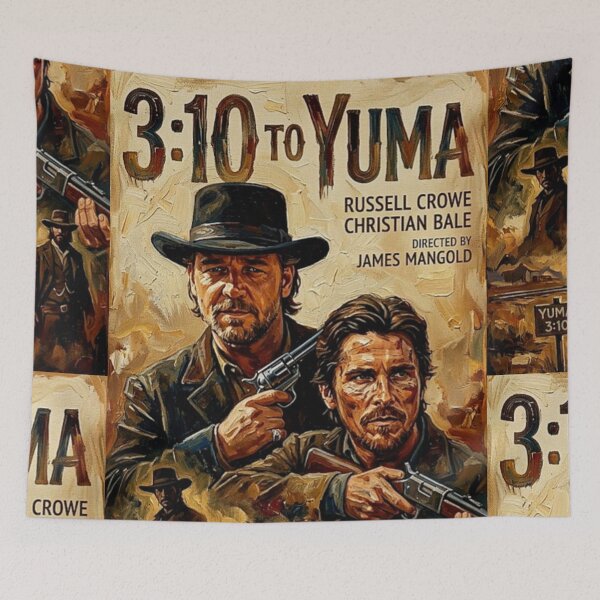 Item preview, The Train to Justice – 3:10 to Yuma Fine Art Print designed and sold by Art's Diner.
