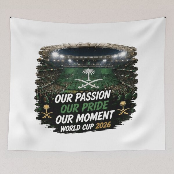 Item preview, Our Passion Our Pride Our Moment World CuP 2026 Saudia Arabia designed and sold by Pixanova.