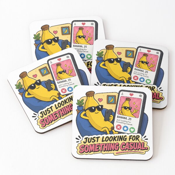 Item preview, Just Looking For Something Casual Funny Banana Dating Design designed and sold by MonkiFlipp.