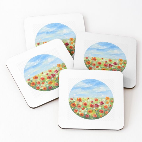 Item preview, Red Blooms Open Sky designed and sold by Devatheertha.