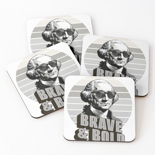 Item preview, Brave & Bold George Washington Gray designed and sold by Bluebird Crafted Tee.