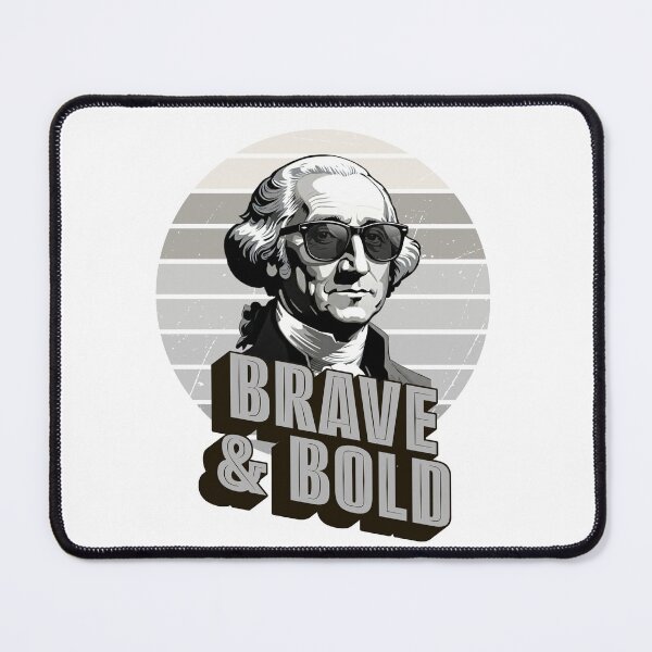 Item preview, Brave & Bold George Washington Gray designed and sold by Bluebird Crafted Tee.