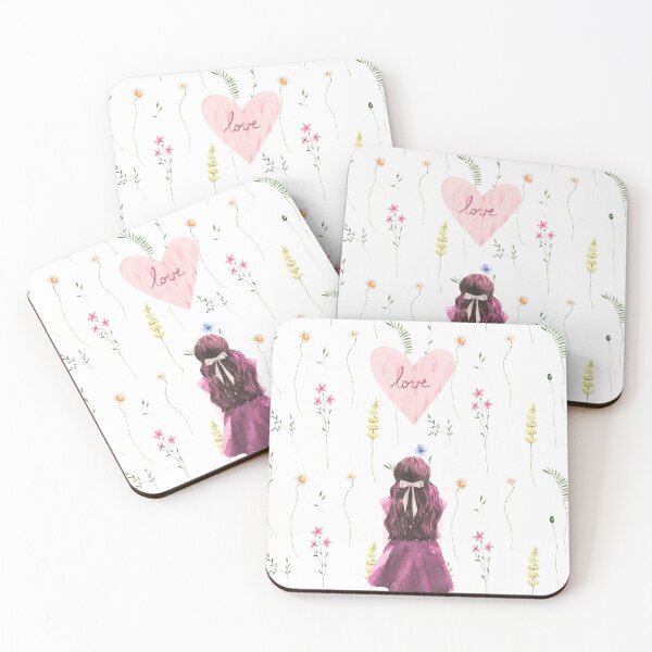 Item preview, Pretty Love Girl Flowers Girly Vibes Cute Graphic designed and sold by pasteldreams26.