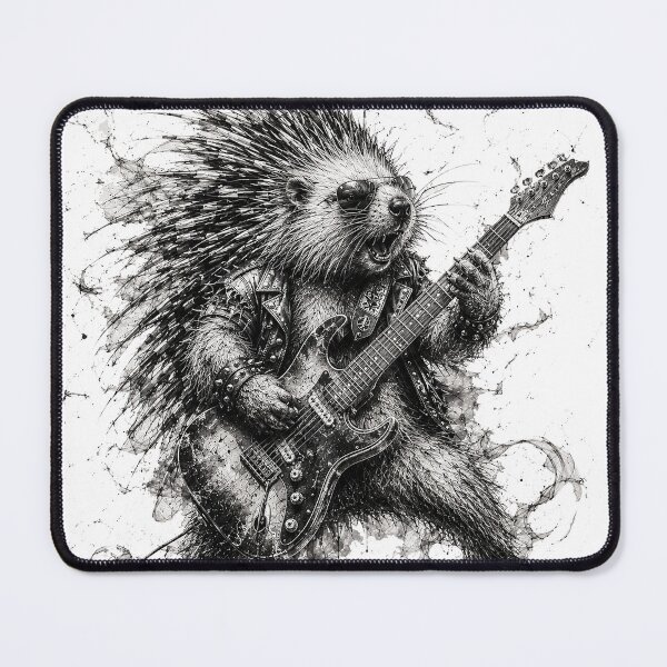 Item preview, **Punk Porcupine Guitar Shredder** designed and sold by Sci-fi-2901.