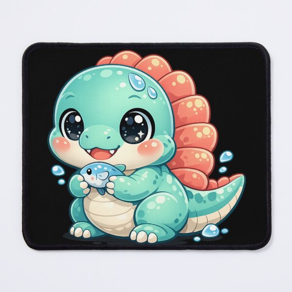 Item preview, Spinosaurs and kawaii cute prehistoric animal illustrations designed and sold by DamioPolArt.