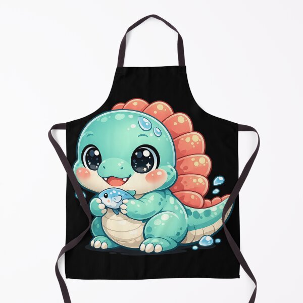 Item preview, Spinosaurs and kawaii cute prehistoric animal illustrations designed and sold by DamioPolArt.