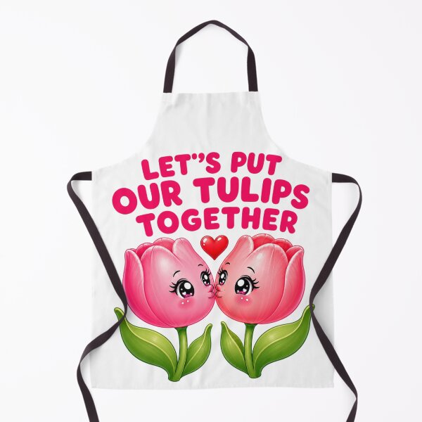 Item preview, Let's Put Our Tulips Together | Funny Flower Pun Valentine Art designed and sold by Dulxoz.