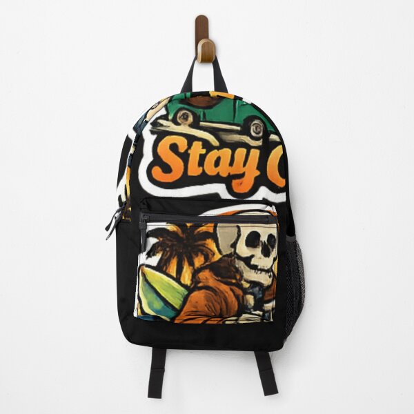 Item preview, Skeleton Surfer Van Sunset Chill designed and sold by _Stickora_.