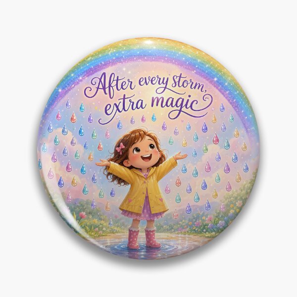 Item preview, Rainbow Kid – After Every Storm, Extra Magic | Down Syndrome Awareness 47 designed and sold by Cartoon art with a purpose ❤️ Supporting Althea’s journey.