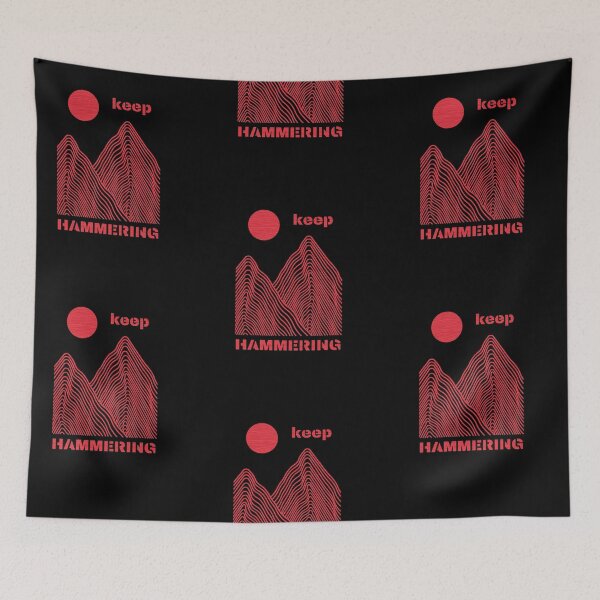 Item preview, Copy of Keep hammering - motivative gifts for sports people designed and sold by alczar.