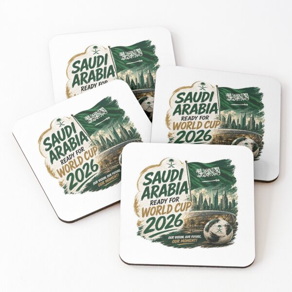 Item preview, Saudi Arabia Ready for World Cup 2026 Football  designed and sold by Pixanova.