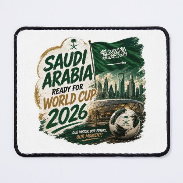 Item preview, Saudi Arabia Ready for World Cup 2026 Football designed and sold by Pixanova.