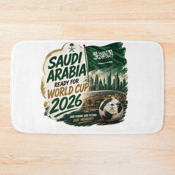 Item preview, Saudi Arabia Ready for World Cup 2026 Football  designed and sold by Pixanova.