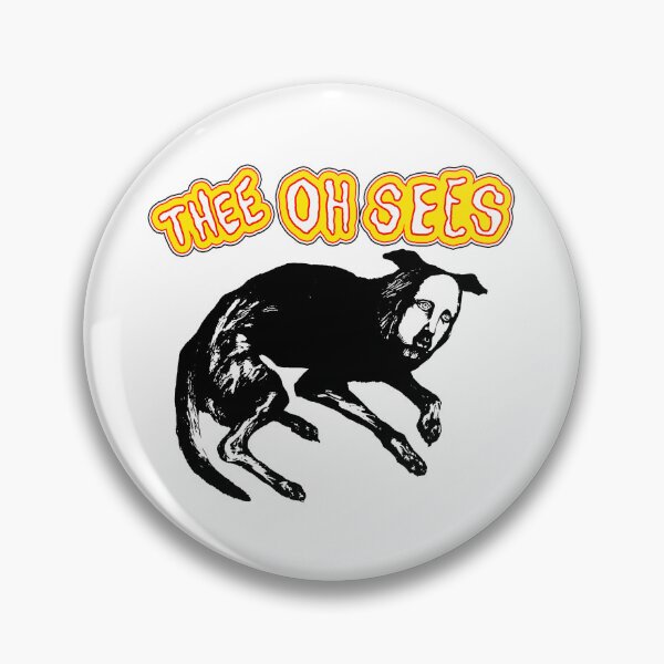 Item preview, Psychedelic Rock Black Silhouette Dog designed and sold by ShadeFall.