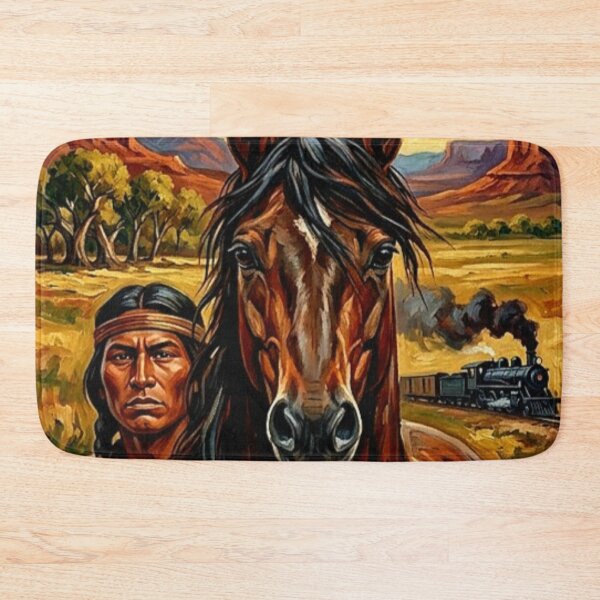 Item preview, A Stallion’s Journey to Freedom – Spirit Fine Art Print designed and sold by Art's Diner.