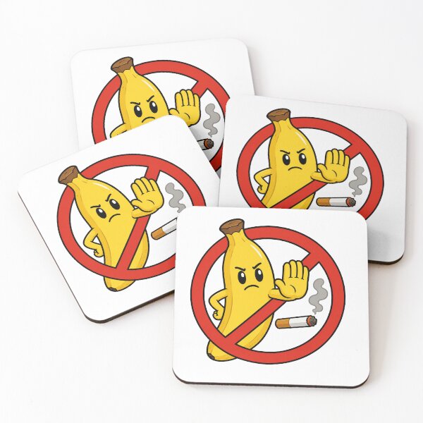 Item preview, Funny Banana No Smoking Design designed and sold by MonkiFlipp.