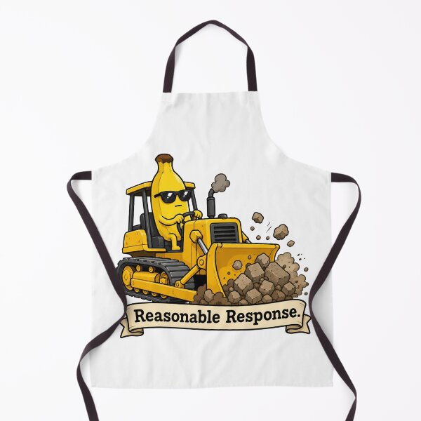 Item preview, Reasonable Response Funny Banana Bulldozer Design designed and sold by MonkiFlipp.