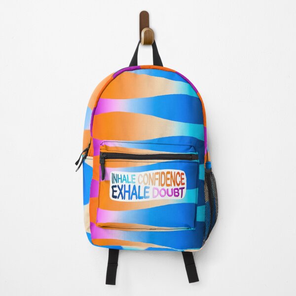 Item preview, Inhale Confidence Exhale Doubt - motivational typography designed and sold by BlackthornDsign.