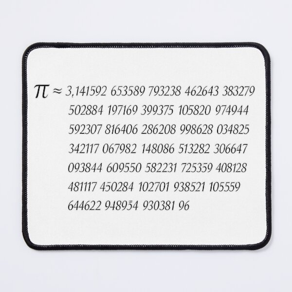 Item preview, Pi Digits Mathematical Symbol - Funny Math Geek Pi Day Art designed and sold by myforestfog.