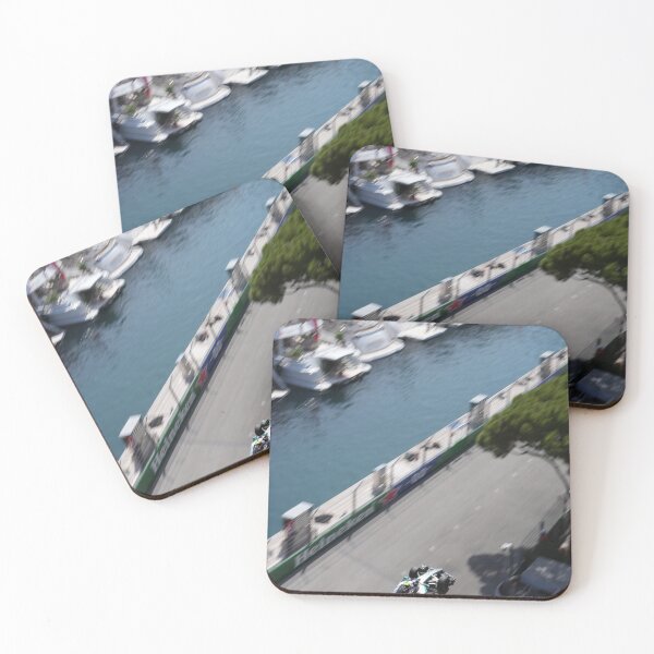 Item preview, F1 Car at Monaco Grand Prix — Panning Shot with Yacht Harbour Background designed and sold by ulvisuals.
