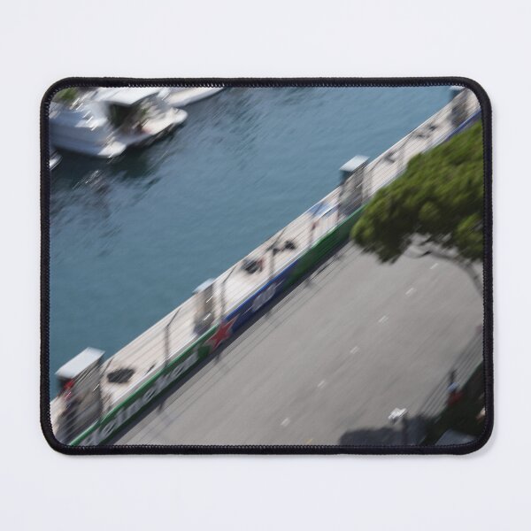 Item preview, F1 Car at Monaco Grand Prix — Panning Shot with Yacht Harbour Background designed and sold by ulvisuals.
