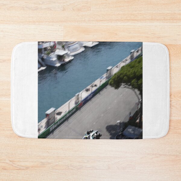 Item preview, F1 Car at Monaco Grand Prix — Panning Shot with Yacht Harbour Background designed and sold by ulvisuals.